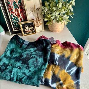 2 Tie-Dye T-Shirts